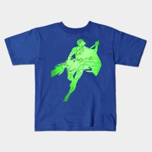 Dimitri: Sky-Blue Lion Kids T-Shirt